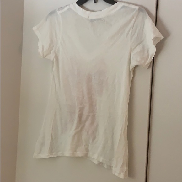 Wildfox White V-Neck Tee With Pink Bow - Picture 6 of 6